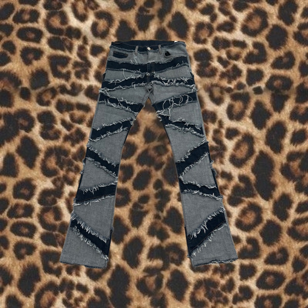 Stylish Stacked Jeans